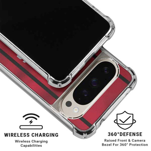 NBA Houston Rockets Jersey Google Pixel 9/9 Pro Clear Case